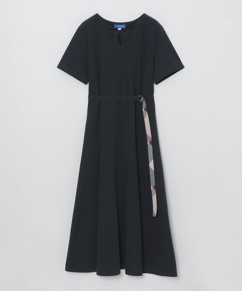 BLUE LABEL CRESTBRIDGE(ブルーレーベルクレストブリッジ)の「【接触冷感】【抗菌防臭】【UVカット】【吸水速乾】コンパクトポンチドレス(ワンピース・レディース・ダークネイビー/ブラック/ベビーピンク・36/38/40)」の4枚目の写真