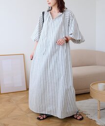 CIAOPANIC TYPY | 【india/3サイズ展開】綿麻ボリュームスリーブワンピース(ワンピース)