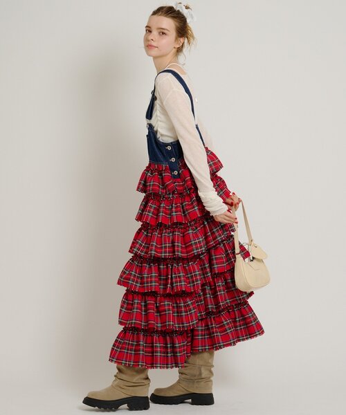 w closet（ダブルクローゼット）の「ハートミラー付きショルダーバッグ（トートバッグ・レディース・シルバー/アイボリー/ブラック・FREE）」の6枚目の写真