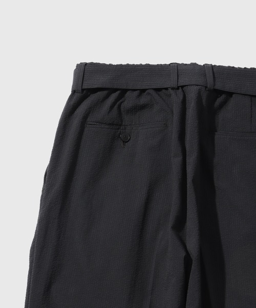 ADAM ET ROPE'(アダムエロペ)の「シアサッカー ベルテッド イージーパンツ(その他パンツ・メンズ・ブラック/ブラウン・L/M)」の11枚目の写真