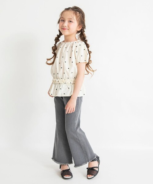 BRANSHES(ブランシェス)の「半袖チュニック(チュニック・キッズ・サックスブルー/ブラック/アイボリー・130/120/90/110/100/80)」の5枚目の写真