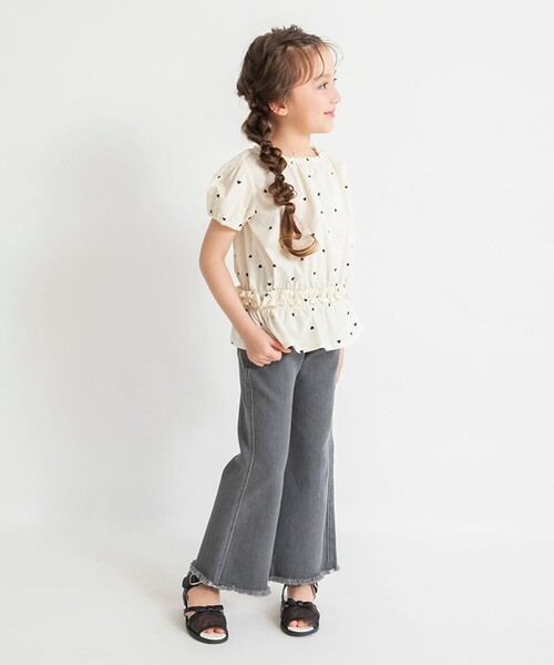 BRANSHES(ブランシェス)の「半袖チュニック(チュニック・キッズ・サックスブルー/ブラック/アイボリー・130/120/90/110/100/80)」の6枚目の写真