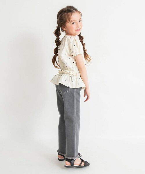 BRANSHES(ブランシェス)の「半袖チュニック(チュニック・キッズ・サックスブルー/ブラック/アイボリー・130/120/90/110/100/80)」の7枚目の写真