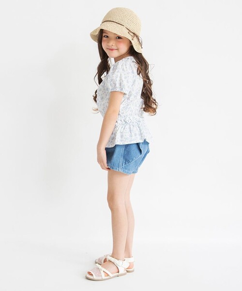 BRANSHES(ブランシェス)の「半袖チュニック(チュニック・キッズ・サックスブルー/ブラック/アイボリー・130/120/90/110/100/80)」の17枚目の写真