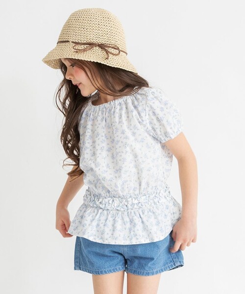 BRANSHES(ブランシェス)の「半袖チュニック(チュニック・キッズ・サックスブルー/ブラック/アイボリー・130/120/90/110/100/80)」の19枚目の写真