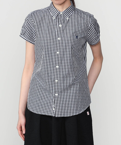 Gymphlex | コットン フレンチスリーブシャツ GINGHAM WOMEN（シャツ