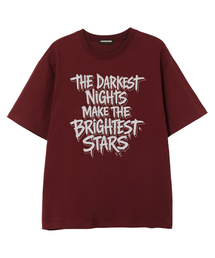 DARKEST NIGHT 半袖Tシャツ (VS0223) バーガンディ
