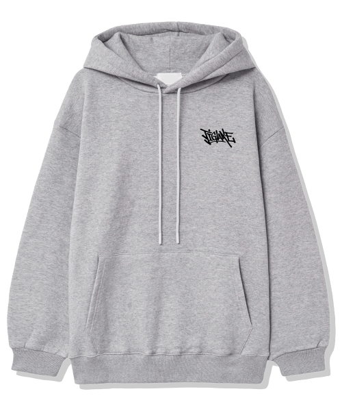 TI.GLAKE（ティーグレイク）の「ザシリフ 起毛 フードパーカー グレー（パーカー・レディース・その他・LARGE/XX-LARGE/X-LARGE）」の3枚目の写真