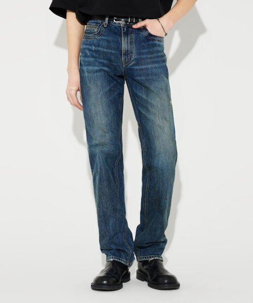 GRIMY WASHING STRAIGHT DENIM