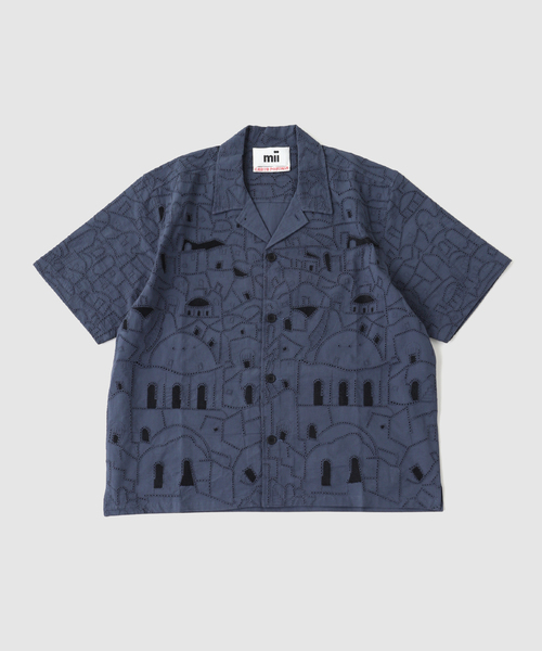 トップス miiii mii (ミイ) SHIFFLY EMBROIDED SHIRT（シャツ/ブラウス）｜amiii