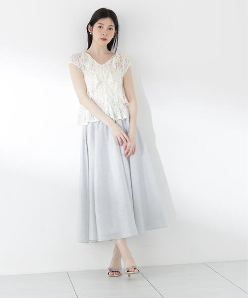PROPORTION BODY DRESSING(プロポーションボディドレッシング)の「ラッフルカットレーストップス / 1216260500(Tシャツ/カットソー・レディース・ブラック/ホワイト系その他・FREE)」の21枚目の写真