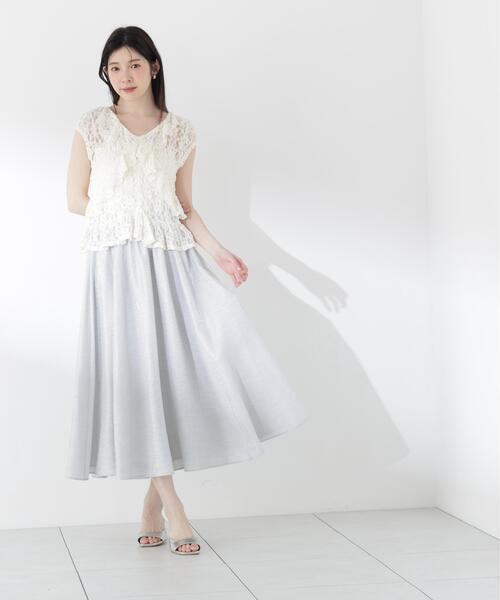 PROPORTION BODY DRESSING(プロポーションボディドレッシング)の「ラッフルカットレーストップス / 1216260500(Tシャツ/カットソー・レディース・ブラック/ホワイト系その他・FREE)」の22枚目の写真