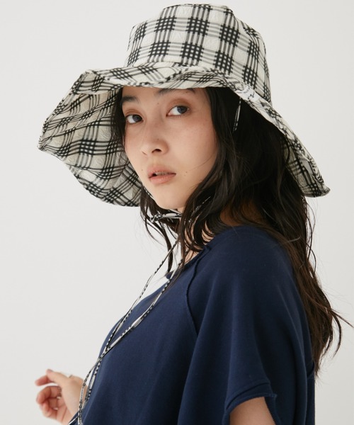 即日発送　新品タグ付 andmary brim hat ブリムハット ZOZO限定／追加】BRIM HAT/ブリムハット（ハット）｜MIRROR STOKE