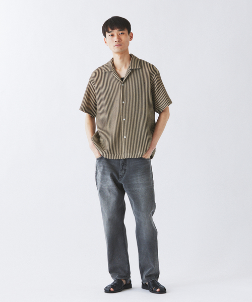 JOURNAL STANDARD relume（ジャーナルスタンダード　レリューム）の「クラフトデニム ナローストレートパンツ 12OZ（デニムパンツ・メンズ・ブルー/ブラックミックス/ブルー系その他・MEDIUM/LARGE）」の8枚目の写真