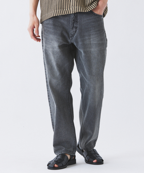 JOURNAL STANDARD relume（ジャーナルスタンダード　レリューム）の「クラフトデニム ナローストレートパンツ 12OZ（デニムパンツ・メンズ・ブルー/ブラックミックス/ブルー系その他・MEDIUM/LARGE）」の9枚目の写真