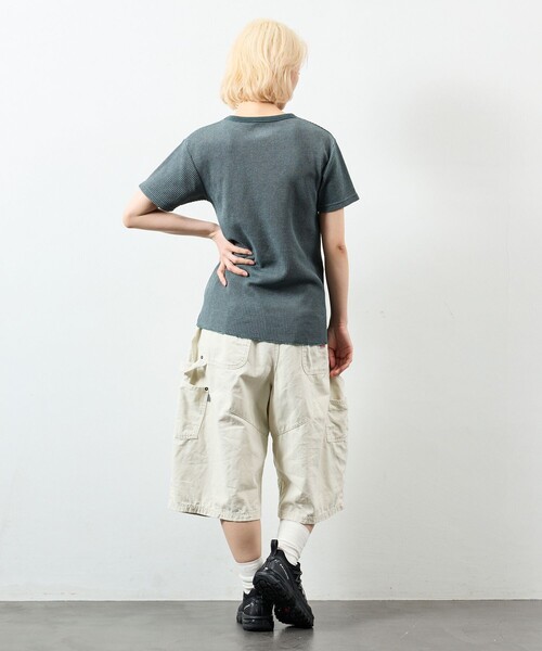 NAUTICA(ノーティカ)の「NAUTICA/ノーティカ Essentials タイトフィット S/S クルーネック ワッフル ピグメントTシャツ(Tシャツ/カットソー・メンズ・ネイビー/オリーブ/チャコールグレー・SMALL/MEDIUM/LARGE/X-LARGE/XX-LARGE)」の4枚目の写真