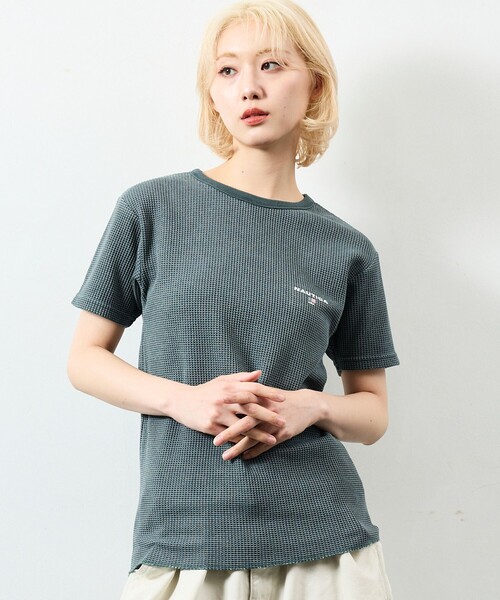 NAUTICA(ノーティカ)の「NAUTICA/ノーティカ Essentials タイトフィット S/S クルーネック ワッフル ピグメントTシャツ(Tシャツ/カットソー・メンズ・ネイビー/オリーブ/チャコールグレー・SMALL/MEDIUM/LARGE/X-LARGE/XX-LARGE)」の5枚目の写真