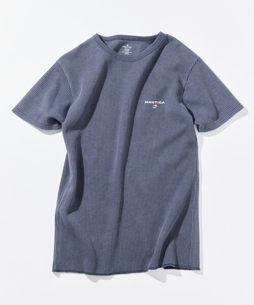 NAUTICA(ノーティカ)の「NAUTICA/ノーティカ Essentials タイトフィット S/S クルーネック ワッフル ピグメントTシャツ(Tシャツ/カットソー・メンズ・ネイビー/オリーブ/チャコールグレー・SMALL/MEDIUM/LARGE/X-LARGE/XX-LARGE)」の8枚目の写真