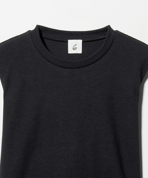 6(ロク)の「<6(ROKU)>コットン ビスチェ スリーブレス トップス(Tシャツ/カットソー・レディース・ホワイト/ブラック・FREE)」の11枚目の写真