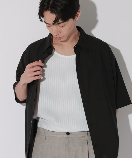 LAKOLE(ラコレ)の「楊柳タンクトップ / 675037(タンクトップ・メンズ・ホワイト/ブラック/グレー・MEDIUM/LARGE)」の2枚目の写真
