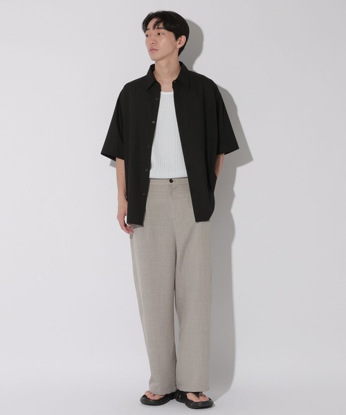 LAKOLE(ラコレ)の「楊柳タンクトップ / 675037(タンクトップ・メンズ・ホワイト/ブラック/グレー・MEDIUM/LARGE)」の4枚目の写真