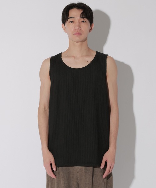 LAKOLE(ラコレ)の「楊柳タンクトップ / 675037(タンクトップ・メンズ・ホワイト/ブラック/グレー・MEDIUM/LARGE)」の12枚目の写真