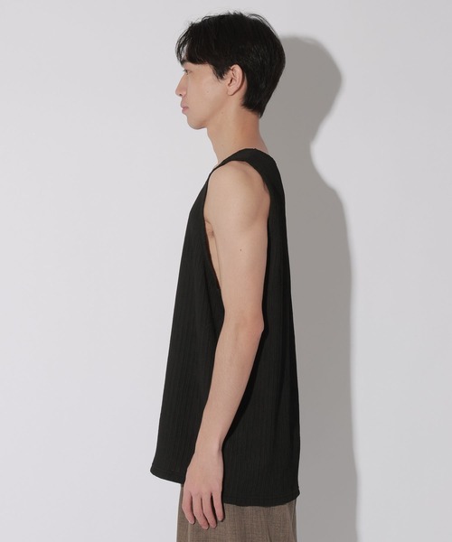 LAKOLE(ラコレ)の「楊柳タンクトップ / 675037(タンクトップ・メンズ・ホワイト/ブラック/グレー・MEDIUM/LARGE)」の13枚目の写真
