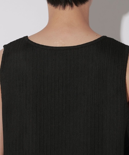 LAKOLE(ラコレ)の「楊柳タンクトップ / 675037(タンクトップ・メンズ・ホワイト/ブラック/グレー・MEDIUM/LARGE)」の15枚目の写真