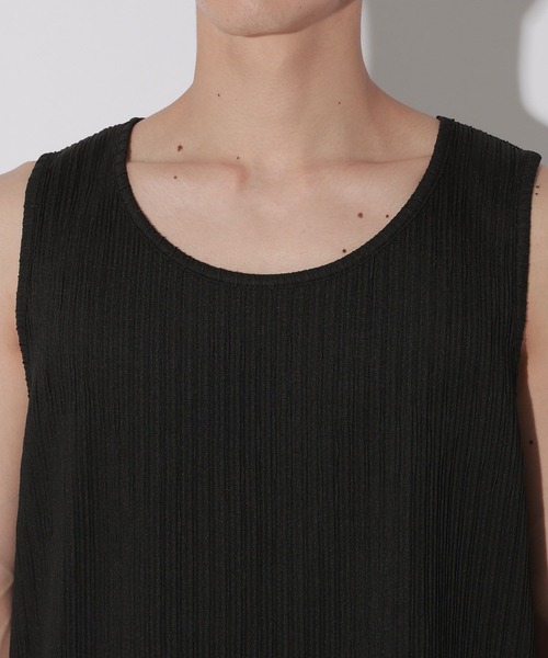 LAKOLE(ラコレ)の「楊柳タンクトップ / 675037(タンクトップ・メンズ・ホワイト/ブラック/グレー・MEDIUM/LARGE)」の16枚目の写真