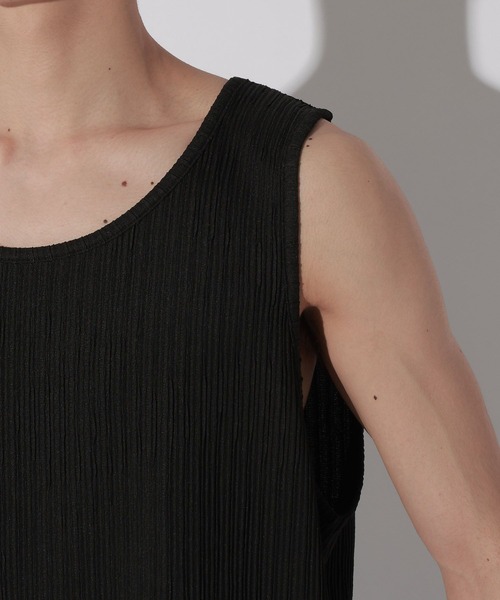 LAKOLE(ラコレ)の「楊柳タンクトップ / 675037(タンクトップ・メンズ・ホワイト/ブラック/グレー・MEDIUM/LARGE)」の17枚目の写真