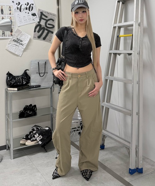 Figments(フィグメンツ)の「ウエスタンワークパンツ(その他パンツ・レディース・ブラック/ベージュ・LARGE/SMALL/MEDIUM)」の11枚目の写真
