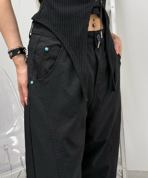 Figments(フィグメンツ)の「ウエスタンワークパンツ(その他パンツ・レディース・ブラック/ベージュ・LARGE/SMALL/MEDIUM)」の18枚目の写真