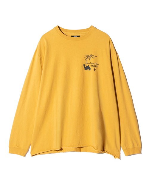 glamb（グラム）の「Egyptian Theater Cutsew / エジプシャンシアターカットソー（Tシャツ/カットソー・メンズ・ホワイト/ベージュ/イエロー・S/M/L）」の16枚目の写真