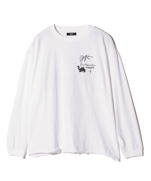 glamb（グラム）の「Egyptian Theater Cutsew / エジプシャンシアターカットソー（Tシャツ/カットソー・メンズ・ホワイト/ベージュ/イエロー・S/M/L）」の14枚目の写真