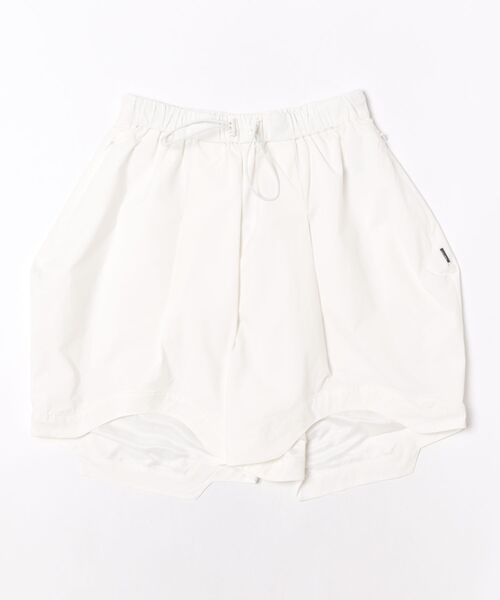 UN3D.（アンスリード）の「RUSH GUARD HEM SHORT PT / ラッシュガードヘムショートパンツ（その他パンツ・レディース・ブラック/ホワイト・38/36）」の2枚目の写真