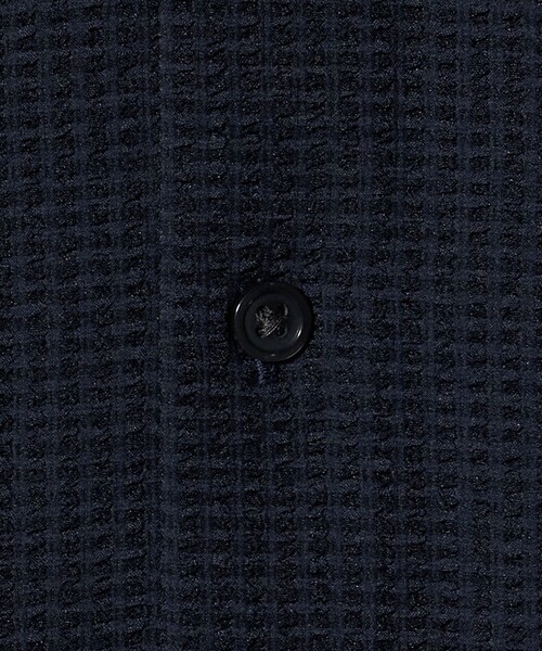 A DAY IN THE LIFE UNITED ARROWS（アデイインザライフユナイテッドアローズ）の「サッカー リラックス レギュラーカラーシャツ-吸水速乾-＜A DAY IN THE LIFE＞（シャツ/ブラウス・メンズ・ネイビー/その他1/ホワイト・L/M）」の18枚目の写真