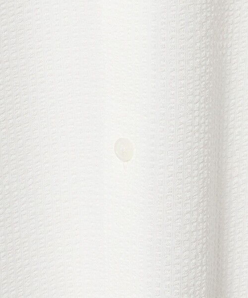 A DAY IN THE LIFE UNITED ARROWS（アデイインザライフユナイテッドアローズ）の「サッカー リラックス レギュラーカラーシャツ-吸水速乾-＜A DAY IN THE LIFE＞（シャツ/ブラウス・メンズ・ネイビー/その他1/ホワイト・L/M）」の21枚目の写真