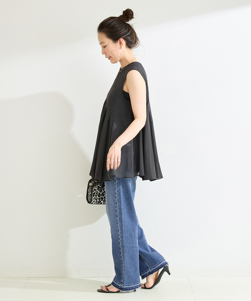 B.C STOCK(ベーセーストック)の「MCL / エムシーエル 別注 ストレッチデニムパンツ(その他パンツ・レディース・サックスブルー・MEDIUM/SMALL)」の7枚目の写真