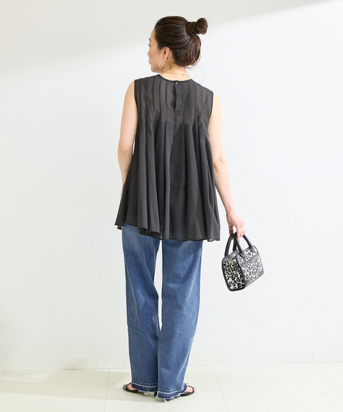 B.C STOCK(ベーセーストック)の「MCL / エムシーエル 別注 ストレッチデニムパンツ(その他パンツ・レディース・サックスブルー・MEDIUM/SMALL)」の6枚目の写真