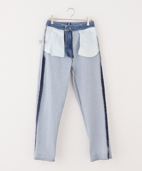 B.C STOCK(ベーセーストック)の「MCL / エムシーエル 別注 ストレッチデニムパンツ(その他パンツ・レディース・サックスブルー・MEDIUM/SMALL)」の11枚目の写真