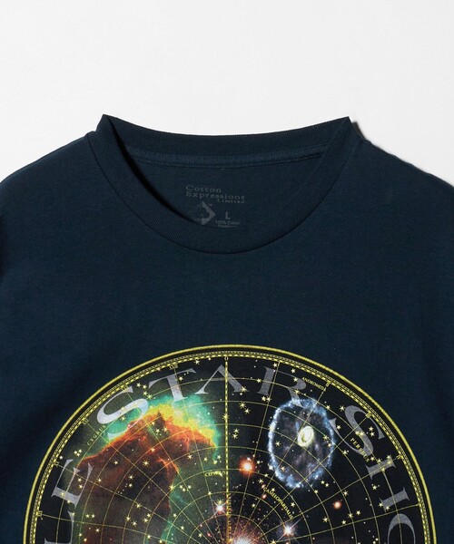 Cotton Expressions(コットンエクスプレッションズ)の「<COTTON EXPRESSIONS>HUBBLE STARSHOW Tシャツ(Tシャツ/カットソー・メンズ・ネイビー・M/L)」の5枚目の写真