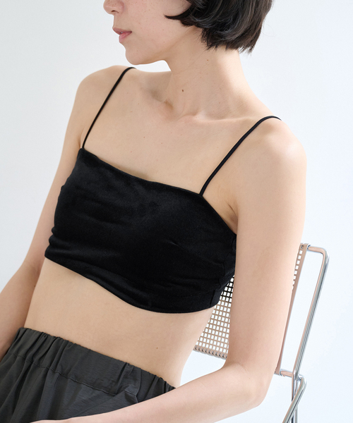 FRAMeWORK(フレームワーク)の「FRAMeWORK×EMILY WEEK ベロアバンドゥブラ(その他アンダーウェア/インナー・レディース・ブラック/ボルドー・36/40/38)」の6枚目の写真