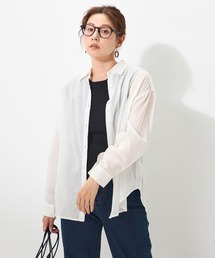 【セットアップで着られる】 インド綿ゆるシャツ