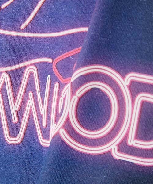 HOLLYWOOD RANCH MARKET(ハリウッドランチマーケット)の「ネオンサインハリウッド ショートスリーブTシャツ(Tシャツ/カットソー・メンズ・ブラック/ホワイト・M/S/XL/L)」の7枚目の写真