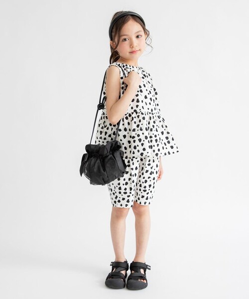 BRANSHES（ブランシェス）の「バックスリットノースリーブ（シャツ/ブラウス・キッズ・ブラック/ピンク・90/100/110/120/80/130/140/150）」の18枚目の写真