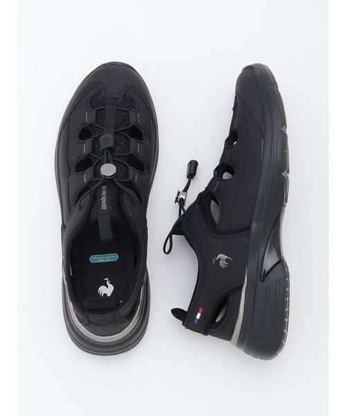 le coq sportif(ルコックスポルティフ)の「【le coq sportif】LCS LORRAINE SS(スニーカー・レディース・ブラック・25/23.5/24.5/24/23)」の3枚目の写真