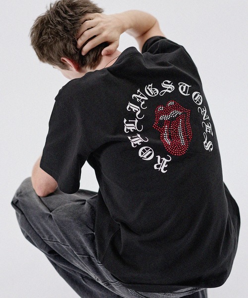 MSG(エムエスジー)の「MSG別注 THE ROLLING STONES ホースシューロゴラインストーン半袖Tシャツ(Tシャツ/カットソー・メンズ・ホワイト/ブラック/ピンク・L/M/S)」の22枚目の写真
