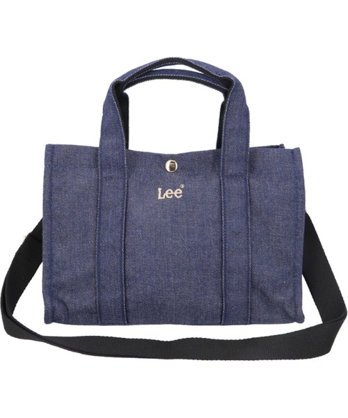 Lee(リー)の「Lee Jessica 2wayショルダーバッグ(トートバッグ・レディース・ネイビー/ホワイト×ブラック・FREE)」の1枚目の写真