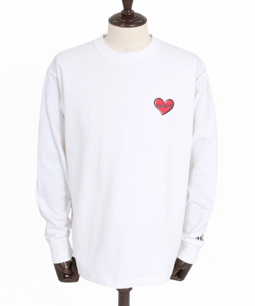 felkod(フィルコッド)の「mlt5730- Heart Puff Print US Cotton Long Sleeve Tee ロングスリーブTシャツ(F26A230)(Tシャツ/カットソー・メンズ・ホワイト×イエロー/ネイビー/ブラック/ホワイト×レッド・S/M/L/XL)」の22枚目の写真