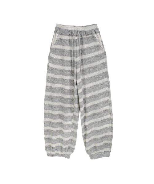 SOMSOC(ソムソック)の「TAGE STRIPE TERRY PANTS_M.GREY(その他パンツ・レディース・その他・FREE)」の3枚目の写真